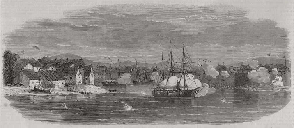 NORWAY. The new Storthing House, Christiania (Oslo) Norway 1862 old print